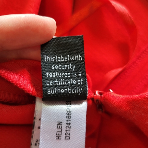 Diane von Furstenberg 'Helen' Red Bodycon Cocktail Dress, Size 6 - Picture 4 of 16